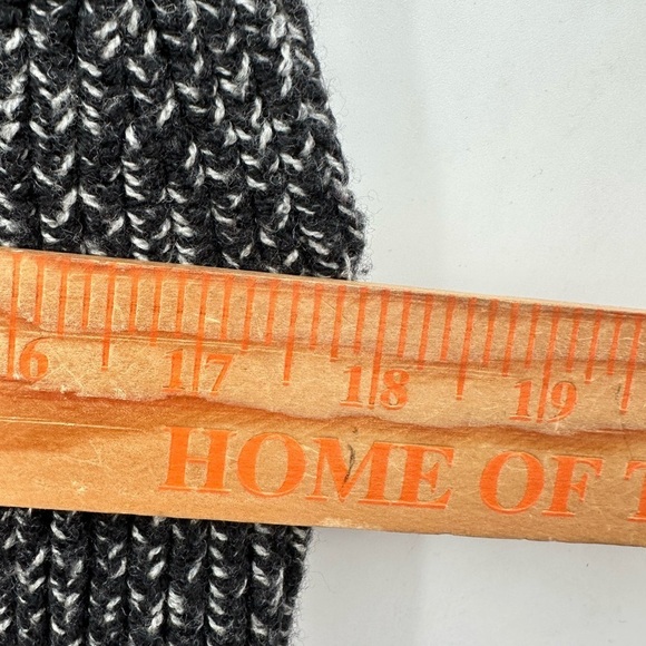 EVERLANE Chunky wool gorpcore turtleneck woman warm classic career grey tank S - Picture 14 of 15